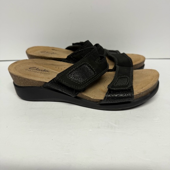 Clarks Women's Calenne Maye Sandal Black Size 7 - Picture 4 of 10